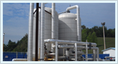 Pipe industrial tank